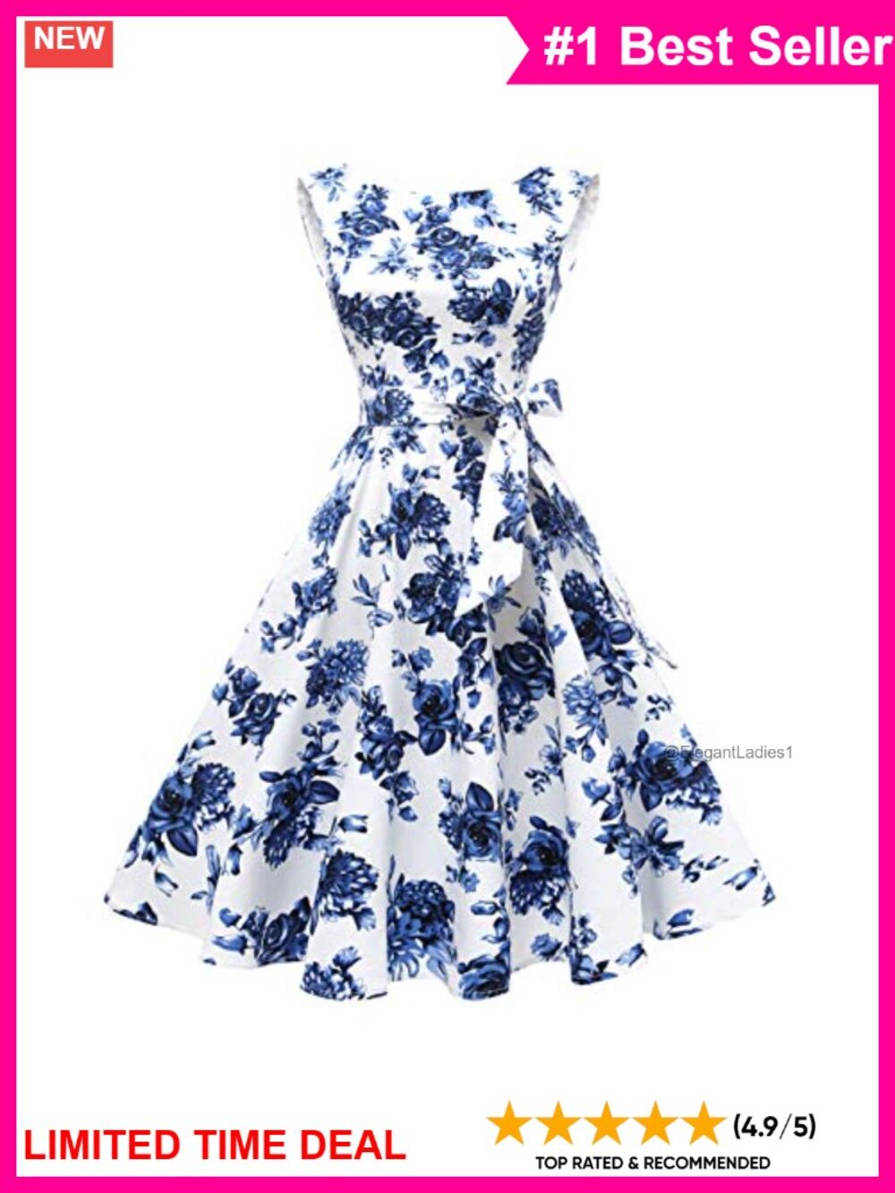 Sleeveless Vintage 1950s Cocktail Dress Boatneck A-Line Formal